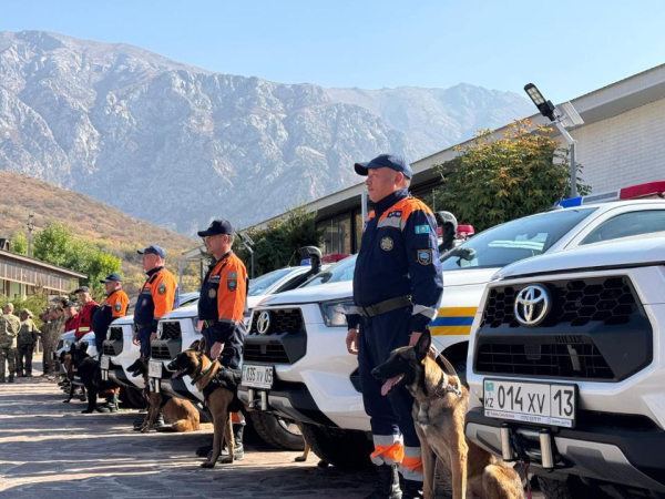 В Казахстане усиливается система подготовки кинологических расчётов МЧС