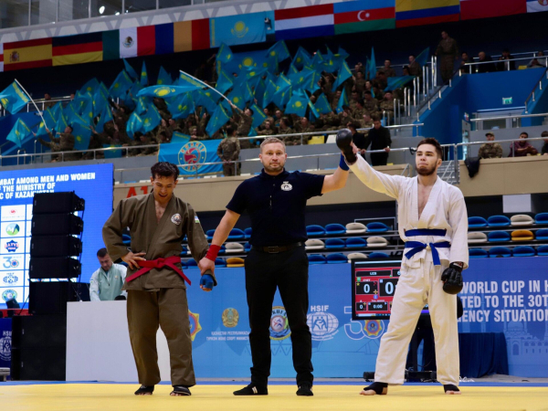 Трое казахстанцев стали чемпионами мира на Кубке по рукопашному бою в Астане Трое казахстанцев стали чемпионами мира на Кубке по рукопашному бою в Астане