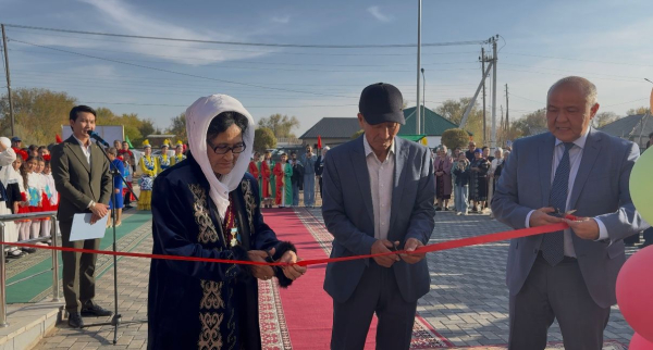 В отдалённом селе Жамбылской области открыт новый объект культуры В отдалённом селе Жамбылской области открыт новый объект культуры