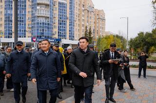 В Кокшетау открылось общественное пространство «Көк шалғын» В Кокшетау открылось общественное пространство «Көк шалғын»