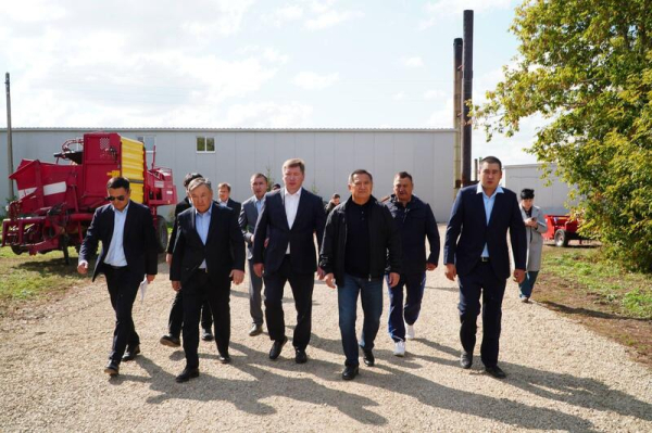 Аким области посетил предприятие «Органико» в Есильском районе Аким области посетил предприятие «Органико» в Есильском районе