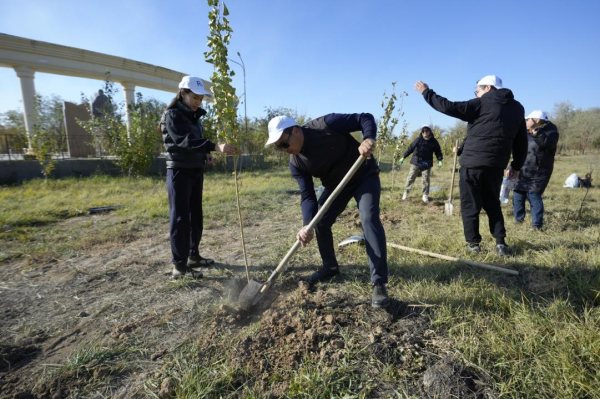 &laquo;Таза Қазақстан&raquo;: жители Ұлытау вносят вклад в чистоту и озеленение региона