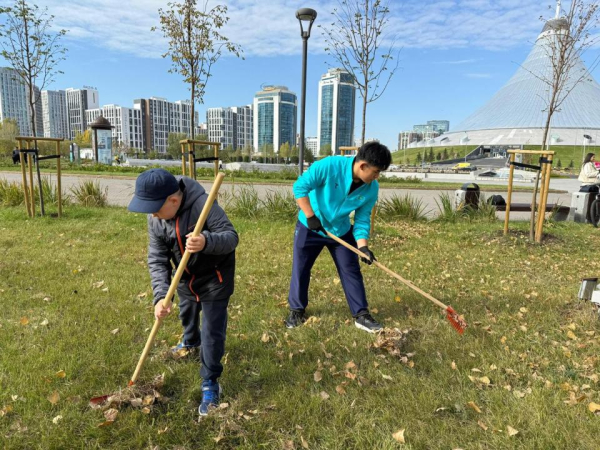 Таза Қазақстан: в Астане проходит масштабный общегородской субботник Таза Қазақстан: в Астане проходит масштабный общегородской субботник