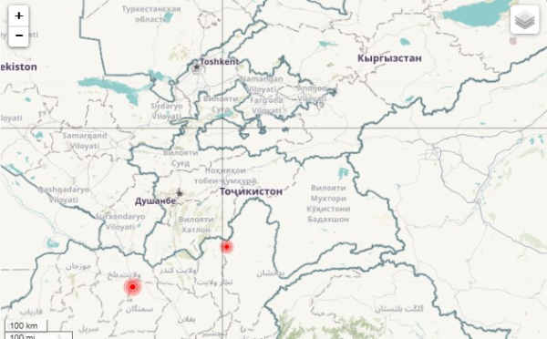 Толчки от афганского землетрясения достигли юга Казахстана