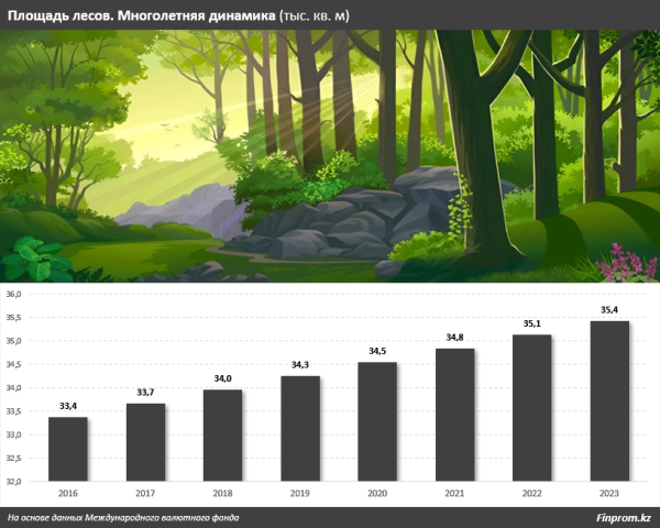 Казахстан ускоряет озеленение: инвестиции в лесное хозяйство выросли в восемь раз