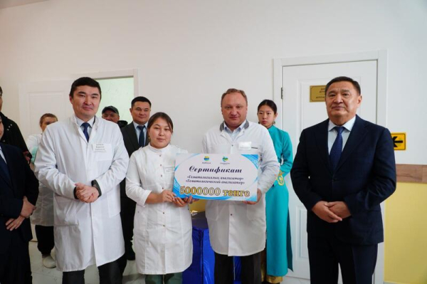 В Сандыктауском районе открылась врачебная амбулатория по программе «Ауыл Ел бесігі»