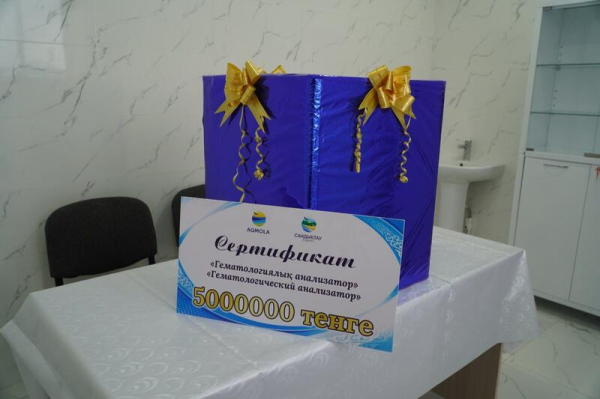 В Сандыктауском районе открылась врачебная амбулатория по программе «Ауыл Ел бесігі»