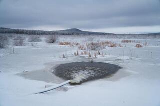 В селе Зеренда завершено строительство защитного вала