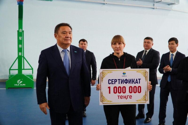 Для будущих чемпионов: в Щучинске открылся новый многофункциональный Дворец спорта