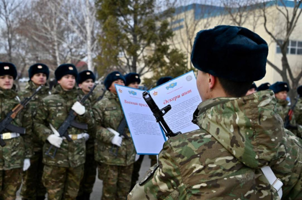 В Астане более 200 солдат принесли присягу на верность Родине