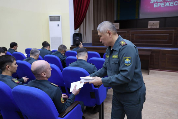 В Главном командовании Национальной гвардии прошло диагностическое тестирование по системе Qaztest В Главном командовании Национальной гвардии прошло диагностическое тестирование по системе Qaztest