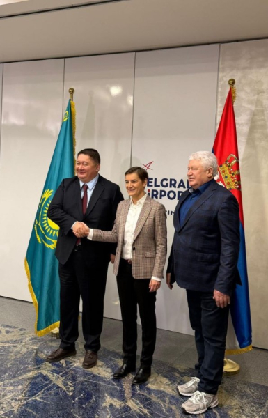 Новый авиамаршрут соединяет Казахстан и Сербию Новый авиамаршрут соединяет Казахстан и Сербию
