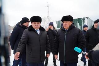 В селе Зеренда завершено строительство защитного вала