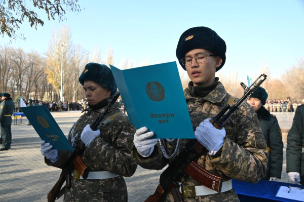 Новобранцы Жамбылской области приняли присягу