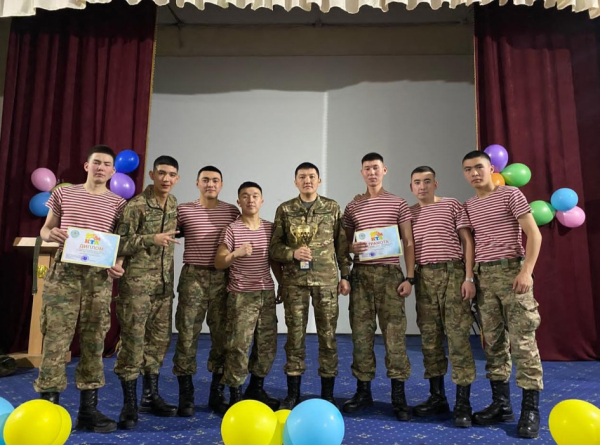 В Павлодаре гвардейцы приняли участие в конкурсе веселых и находчивых