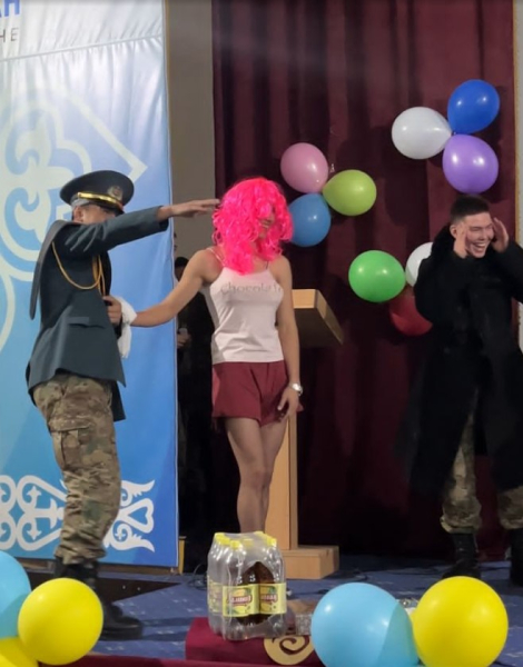 В Павлодаре гвардейцы приняли участие в конкурсе веселых и находчивых