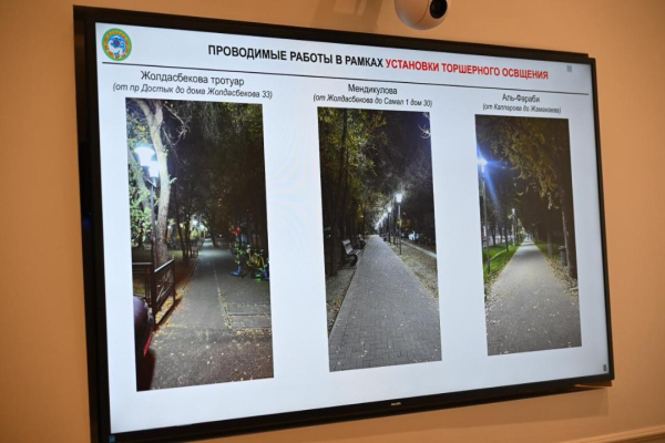 Городская среда: модернизация освещения в Алматы