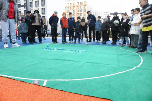 Развитие зелёных зон: в Астане открыли новый сквер Развитие зелёных зон: в Астане открыли новый сквер