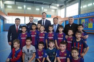 Для будущих чемпионов: в Щучинске открылся новый многофункциональный Дворец спорта