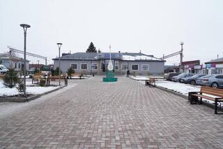 В Буландинском районе готовится к сдаче первый в стране модернизированный вокзал