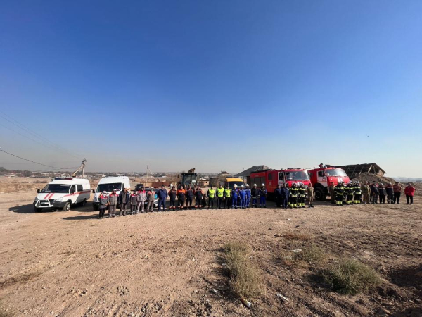 В Шымкенте отработаны действия при выходе из строя систем жизнеобеспечения