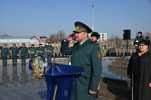 Новобранцы Жамбылской области приняли присягу