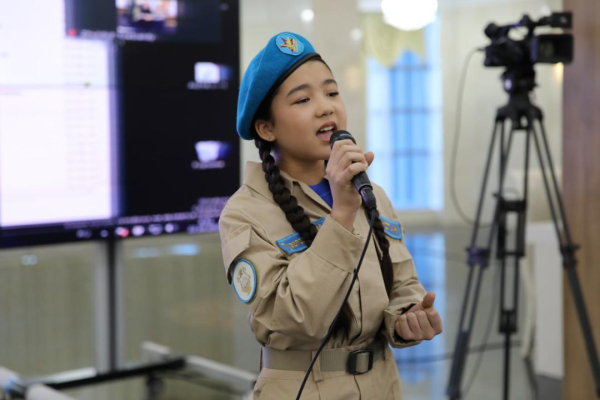 Воспитанница детской студии «Жас сарбаз» представит Казахстан в финале конкурса «Голос. Дети» в Москве Воспитанница детской студии «Жас сарбаз» представит Казахстан в финале конкурса «Голос. Дети» в Москве