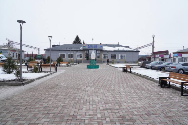 В Буландинском районе готовится к сдаче первый в стране модернизированный вокзал