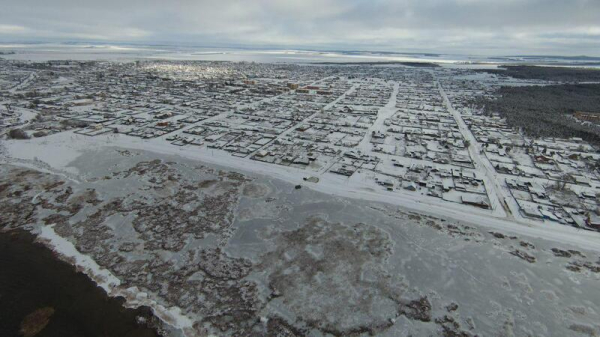 В селе Зеренда завершено строительство защитного вала