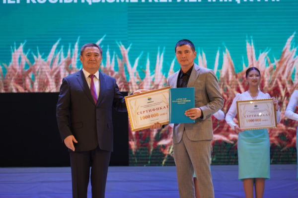 Рекордный урожай и громкое признание: в Акмолинской области наградили лучших аграриев