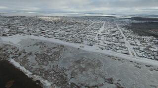 В селе Зеренда завершено строительство защитного вала