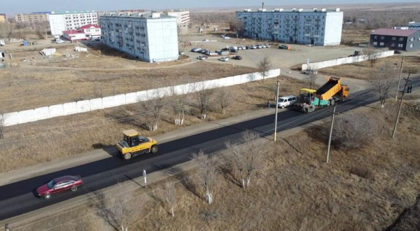 Долгожданная дорога для жителей: трасса «Жаксы – Державинск» уложен асфальт