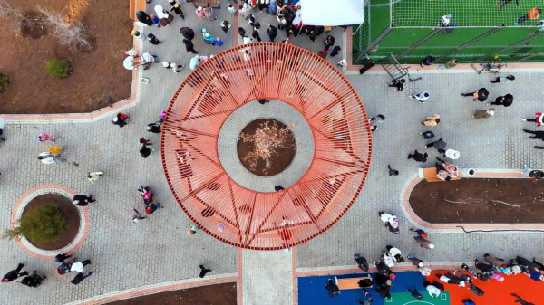 Развитие зелёных зон: в Астане открыли новый сквер Развитие зелёных зон: в Астане открыли новый сквер