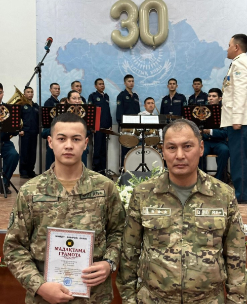 Воинская часть Национальной гвардии отметила 30-летие