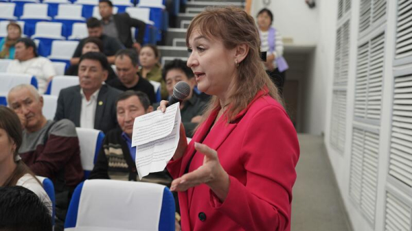 В селе Красный Яр состоялась отчетная встреча акима города Кокшетау с жителями.