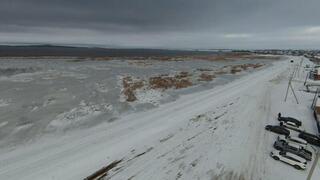 В селе Зеренда завершено строительство защитного вала