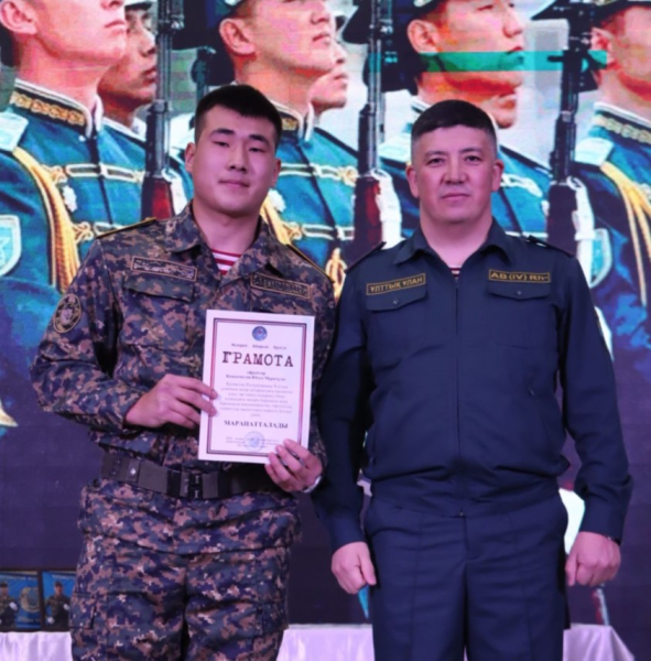 В Аршалы состоялось чествование увольняющихся в запас гвардейцев призыва «2–2024»