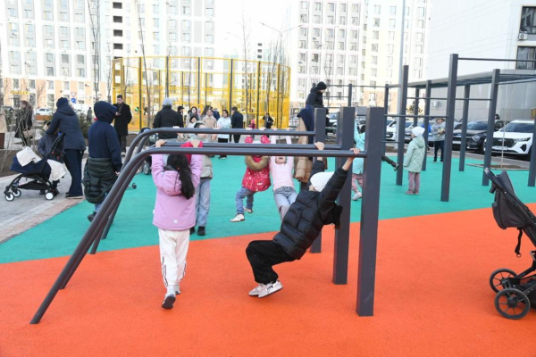 Развитие зелёных зон: в Астане открыли новый сквер Развитие зелёных зон: в Астане открыли новый сквер