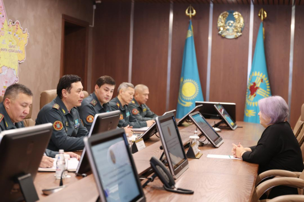 В Главном командовании Национальной гвардии МВД РК обсудили вопросы обеспечения условий службы солдат