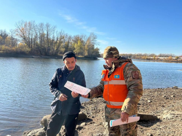 Акция «Мұз»: 12 тысяч рыбаков прошли инструктаж по безопасности на льду Акция «Мұз»: 12 тысяч рыбаков прошли инструктаж по безопасности на льду