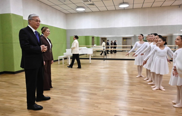 
Президент посетил многофункциональный комплекс Tanym
