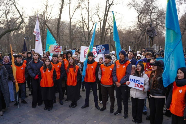 В Алматы развивается проект «НаркоСтоп»: более 3 тысяч волонтёров вовлечены В Алматы развивается проект «НаркоСтоп»: более 3 тысяч волонтёров вовлечены