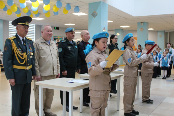 В Алматы торжественно открыт &laquo;Класс Мужества&raquo; имени героев Национальной гвардии