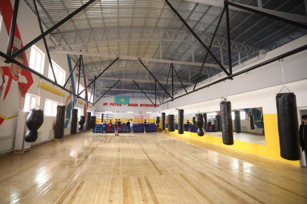 В Мангистау впервые открылся школа-интернат колледж для одарённых в сфере спорта детей