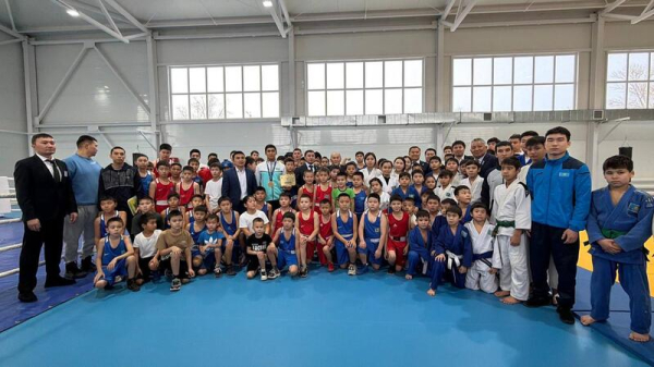 В Коргалжынском районе открылся физкультурно-оздоровительный комплекс