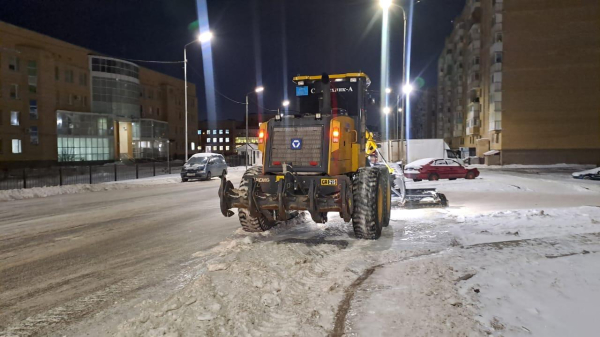 Снегопады в Астане: как город справляется с зимней нагрузкой