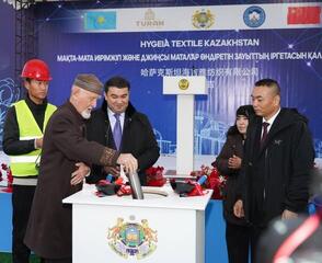 В ТУРКЕСТАНЕ ЗАЛОЖЕНА КАПСУЛА ЗАВОДА, КОТОРЫЙ БУДЕТ ПРОИЗВОДИТЬ 10 МЛН МЕТРОВ ДЖИНСОВОЙ ТКАНИ В ГОД В ТУРКЕСТАНЕ ЗАЛОЖЕНА КАПСУЛА ЗАВОДА, КОТОРЫЙ БУДЕТ ПРОИЗВОДИТЬ 10 МЛН МЕТРОВ ДЖИНСОВОЙ ТКАНИ В ГОД