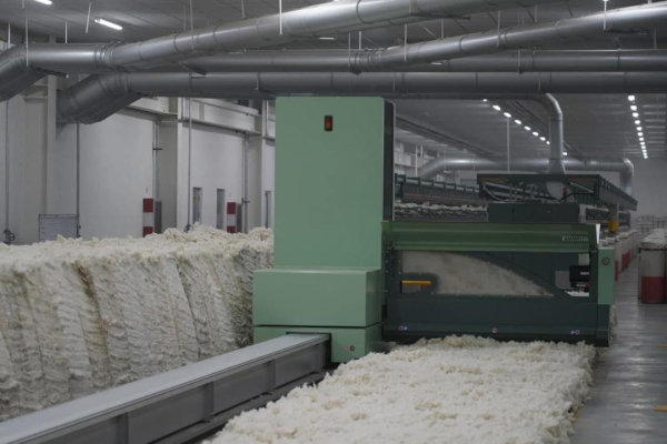 В Туркестанском регионе запущено одно из крупнейших текстильных производств В Туркестанском регионе запущено одно из крупнейших текстильных производств