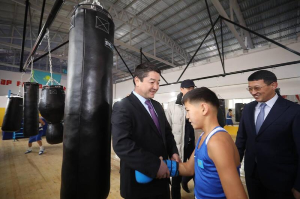 В Мангистау впервые открылся школа-интернат колледж для одарённых в сфере спорта детей