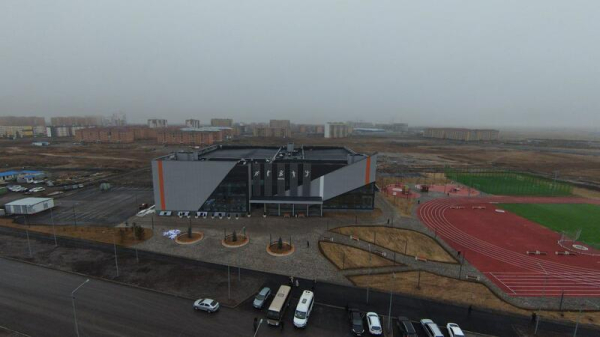 В г. Кокшетау завершается строительство спортивного комплекса «Кокше Арена» В г. Кокшетау завершается строительство спортивного комплекса «Кокше Арена»